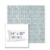 Picture of Key Figure Twilight | Set of 2 | 14" X 30" Sunbrella Outdoor Throw Pillows with Premium Inserts