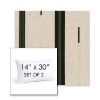 Picture of Khaima Moringa | Set of 2 | 14" X 30" Sunbrella Outdoor Throw Pillows with Premium Inserts