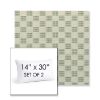 Picture of Mend Juniper | Set of 2 | 14" X 30" Sunbrella Outdoor Throw Pillows with Premium Inserts