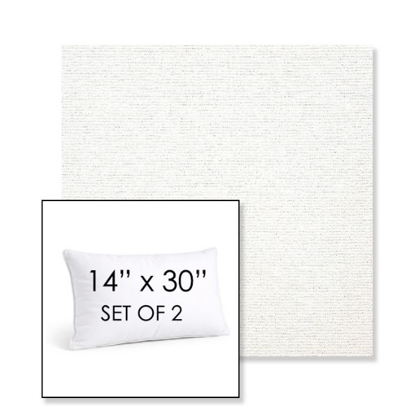 Picture of Platform Salt | Set of 2 | 14" X 30" Sunbrella Outdoor Throw Pillows with Premium Inserts