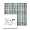 Picture of Principle Lagoon | Set of 2 | 14" X 30" Sunbrella Outdoor Throw Pillows with Premium Inserts