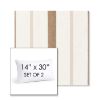 Picture of Revival Sand | Set of 2 | 14" X 30" Sunbrella Outdoor Throw Pillows with Premium Inserts