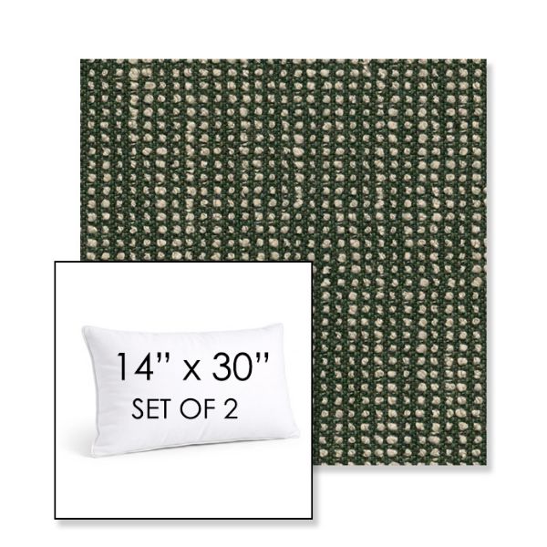 Picture of Slow Fern | Set of 2 | 14" X 30" Sunbrella Outdoor Throw Pillows with Premium Inserts