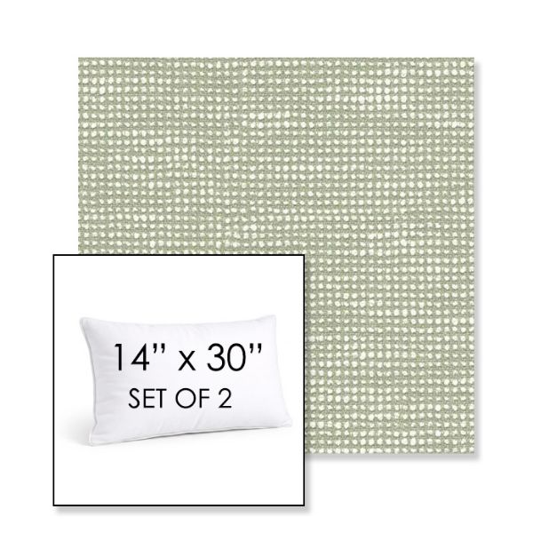 Picture of Slow Spirea | Set of 2 | 14" X 30" Sunbrella Outdoor Throw Pillows with Premium Inserts