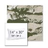 Picture of Yama Tanada | Set of 2 | 14" X 30" Sunbrella Outdoor Throw Pillows with Premium Inserts