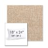 Picture of Abstraction Camel | Set of 2 | 18" X 24" Sunbrella Outdoor Throw Pillows with Premium Inserts