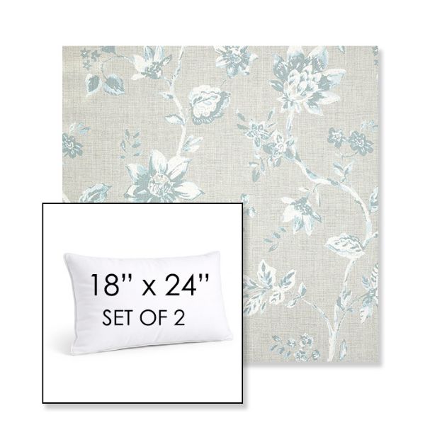 Picture of Ariana Dew | Set of 2 | 18" X 24" Sunbrella Outdoor Throw Pillows with Premium Inserts