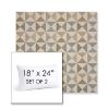 Picture of Array Dune | Set of 2 | 18" X 24" Sunbrella Outdoor Throw Pillows with Premium Inserts