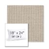 Picture of Bliss Sand | Set of 2 | 18" X 24" Sunbrella Outdoor Throw Pillows with Premium Inserts