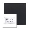 Picture of Canvas Raven Black | Set of 2 | 18" X 24" Sunbrella Outdoor Throw Pillows with Premium Inserts