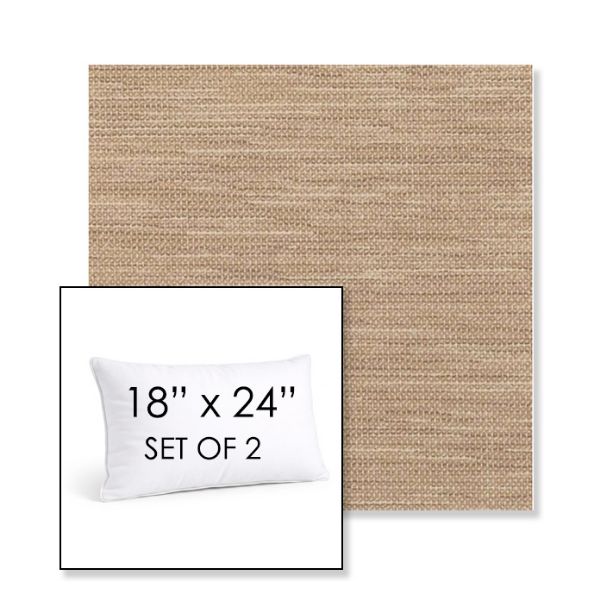 Picture of Charmer Limestone | Set of 2 | 18" X 24" Sunbrella Outdoor Throw Pillows with Premium Inserts