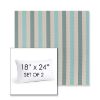 Picture of Costa Clearwater | Set of 2 | 18" X 24" Sunbrella Outdoor Throw Pillows with Premium Inserts