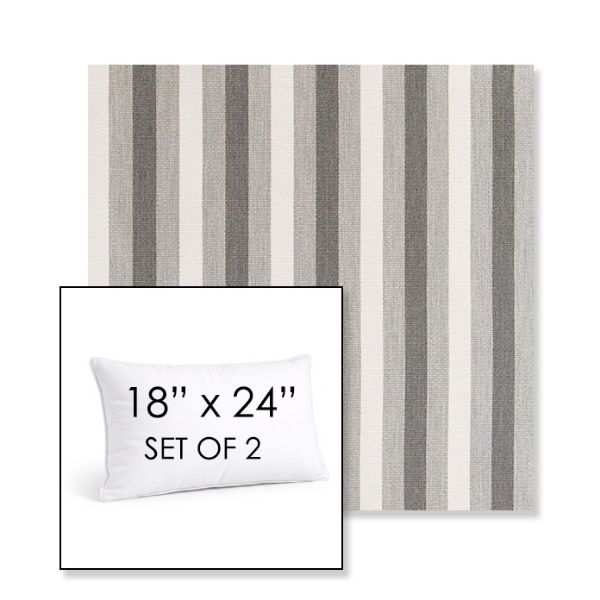 Picture of Costa Jetty | Set of 2 | 18" X 24" Sunbrella Outdoor Throw Pillows with Premium Inserts