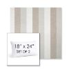 Picture of Direction Linen | Set of 2 | 18" X 24" Sunbrella Outdoor Throw Pillows with Premium Inserts