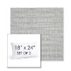 Picture of Embrace Pewter | Set of 2 | 18" X 24" Sunbrella Outdoor Throw Pillows with Premium Inserts