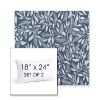 Picture of Exquisite Indigo | Set of 2 | 18" X 24" Sunbrella Outdoor Throw Pillows with Premium Inserts