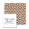 Picture of Hoopla Cold Brew | Set of 2 | 18" X 24" Sunbrella Outdoor Throw Pillows with Premium Inserts