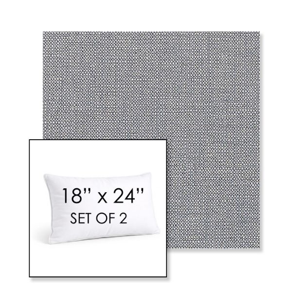 Picture of Linville Denim | Set of 2 | 18" X 24" Sunbrella Outdoor Throw Pillows with Premium Inserts