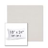 Picture of Lopi Snow | Set of 2 | 18" X 24" Sunbrella Outdoor Throw Pillows with Premium Inserts