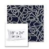 Picture of Maritime Nautical | Set of 2 | 18" X 24" Sunbrella Outdoor Throw Pillows with Premium Inserts
