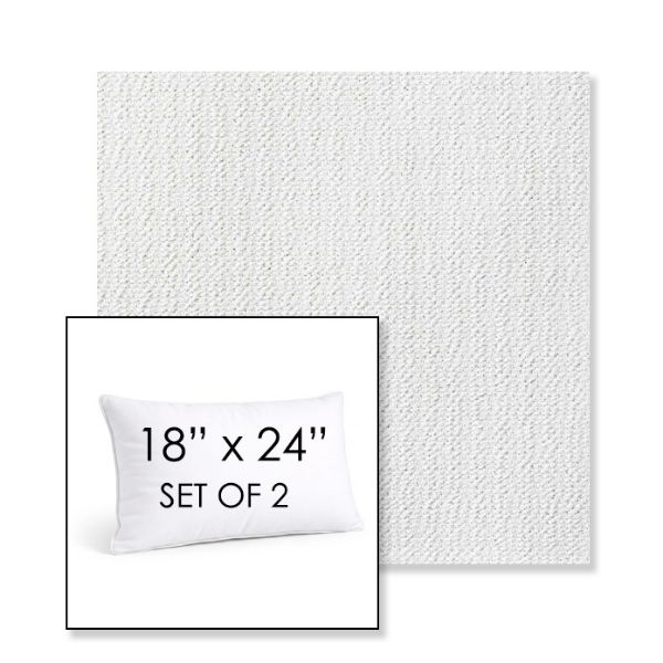Picture of Momento Snow | Set of 2 | 18" X 24" Sunbrella Outdoor Throw Pillows with Premium Inserts