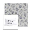 Picture of Nantucket Atlantis | Set of 2 | 18" X 24" Sunbrella Outdoor Throw Pillows with Premium Inserts