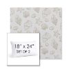Picture of Nantucket Suntan | Set of 2 | 18" X 24" Sunbrella Outdoor Throw Pillows with Premium Inserts