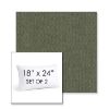 Picture of Natte Bamboo | Set of 2 | 18" X 24" Sunbrella Outdoor Throw Pillows with Premium Inserts
