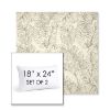 Picture of Palma Whitesand | Set of 2 | 18" X 24" Sunbrella Outdoor Throw Pillows with Premium Inserts