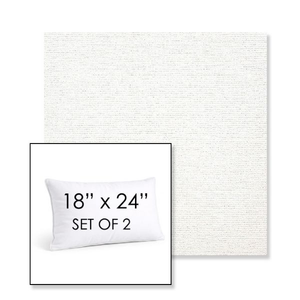 Picture of Platform Salt | Set of 2 | 18" X 24" Sunbrella Outdoor Throw Pillows with Premium Inserts