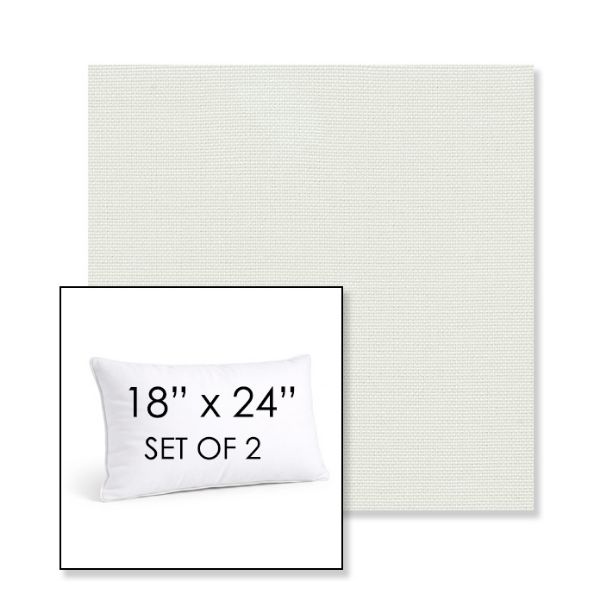 Picture of Sailcloth Salt | Set of 2 | 18" X 24" Sunbrella Outdoor Throw Pillows with Premium Inserts