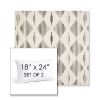 Picture of Spinner Diamond Onyx | Set of 2 | 18" X 24" Sunbrella Outdoor Throw Pillows with Premium Inserts
