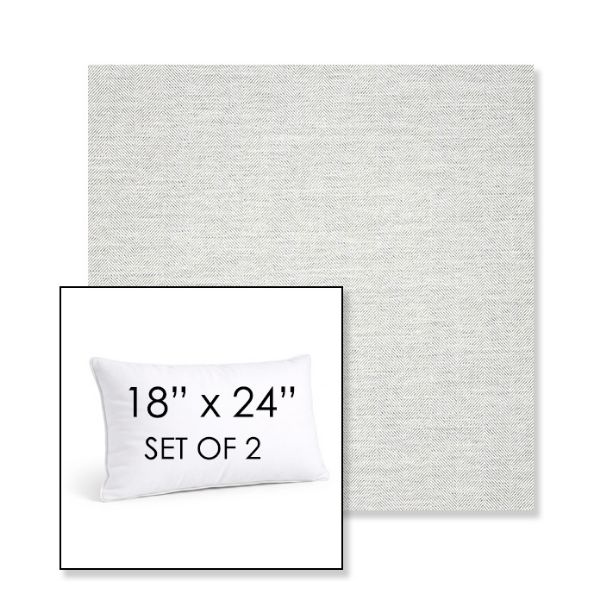 Picture of Switch Snow | Set of 2 | 18" X 24" Sunbrella Outdoor Throw Pillows with Premium Inserts
