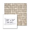Picture of Toggle Driftwood | Set of 2 | 18" X 24" Sunbrella Outdoor Throw Pillows with Premium Inserts