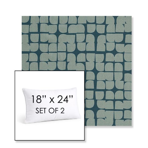 Picture of Toggle Splash | Set of 2 | 18" X 24" Sunbrella Outdoor Throw Pillows with Premium Inserts