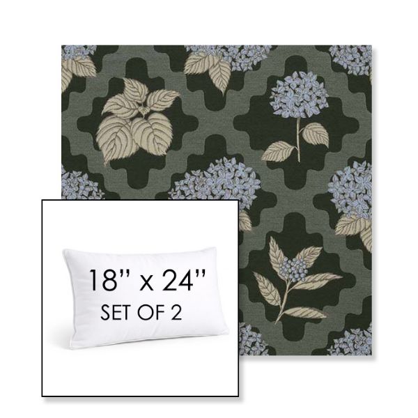 Picture of Trellis Topiary | Set of 2 | 18" X 24" Sunbrella Outdoor Throw Pillows with Premium Inserts
