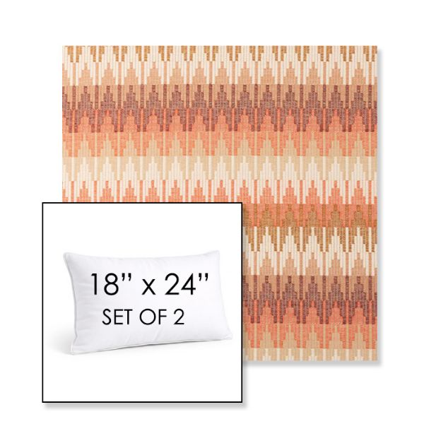 Picture of Valley Desert | Set of 2 | 18" X 24" Sunbrella Outdoor Throw Pillows with Premium Inserts
