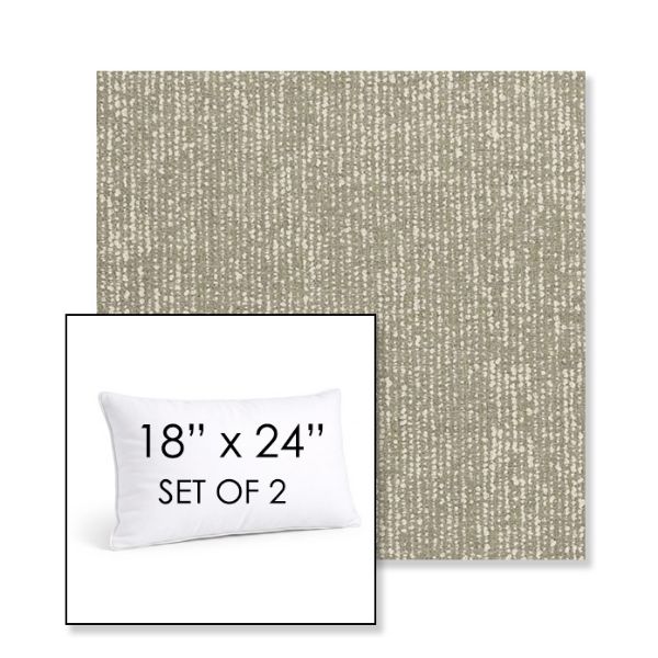 Picture of Vista Seasalt | Set of 2 | 18" X 24" Sunbrella Outdoor Throw Pillows with Premium Inserts