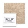 Picture of Abstraction Camel | Set of 2 | 20" X 25" Sunbrella Outdoor Throw Pillows with Premium Inserts