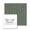 Picture of Abundant Seaglass | Set of 2 | 20" X 25" Sunbrella Outdoor Throw Pillows with Premium Inserts