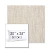 Picture of Adena Sand | Set of 2 | 20" X 25" Sunbrella Outdoor Throw Pillows with Premium Inserts