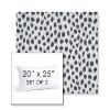 Picture of Agra Indigo | Set of 2 | 20" X 25" Sunbrella Outdoor Throw Pillows with Premium Inserts