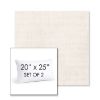 Picture of Ambrose Linen | Set of 2 | 20" X 25" Sunbrella Outdoor Throw Pillows with Premium Inserts