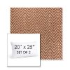 Picture of Argo Clay | Set of 2 | 20" X 25" Sunbrella Outdoor Throw Pillows with Premium Inserts