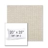 Picture of Blend Linen | Set of 2 | 20" X 25" Sunbrella Outdoor Throw Pillows with Premium Inserts