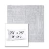 Picture of Boro Elegance | Set of 2 | 20" X 25" Sunbrella Outdoor Throw Pillows with Premium Inserts