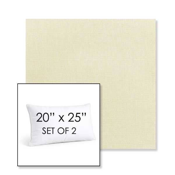 Picture of Canvas Birds Eye | Set of 2 | 20" X 25" Sunbrella Outdoor Throw Pillows with Premium Inserts