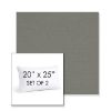 Picture of Canvas Charcoal | Set of 2 | 20" X 25" Sunbrella Outdoor Throw Pillows with Premium Inserts