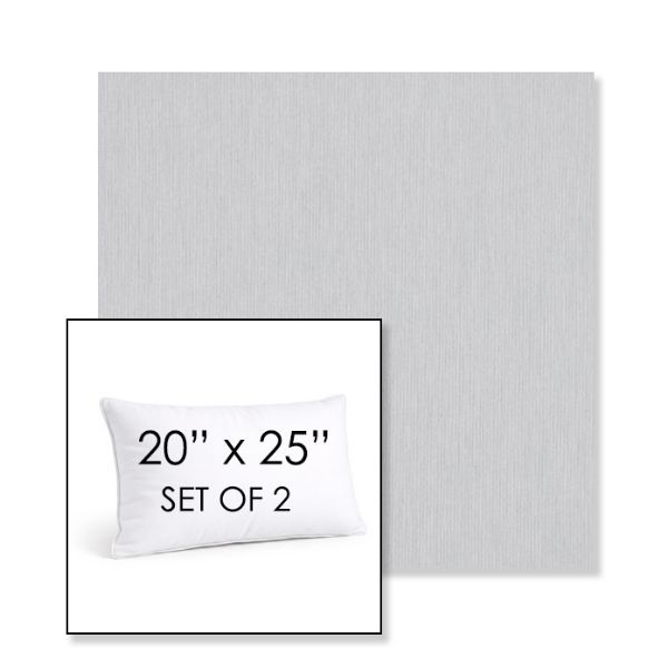 Picture of Canvas Marble | Set of 2 | 20" X 25" Sunbrella Outdoor Throw Pillows with Premium Inserts