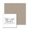 Picture of Canvas Papyrus | Set of 2 | 20" X 25" Sunbrella Outdoor Throw Pillows with Premium Inserts